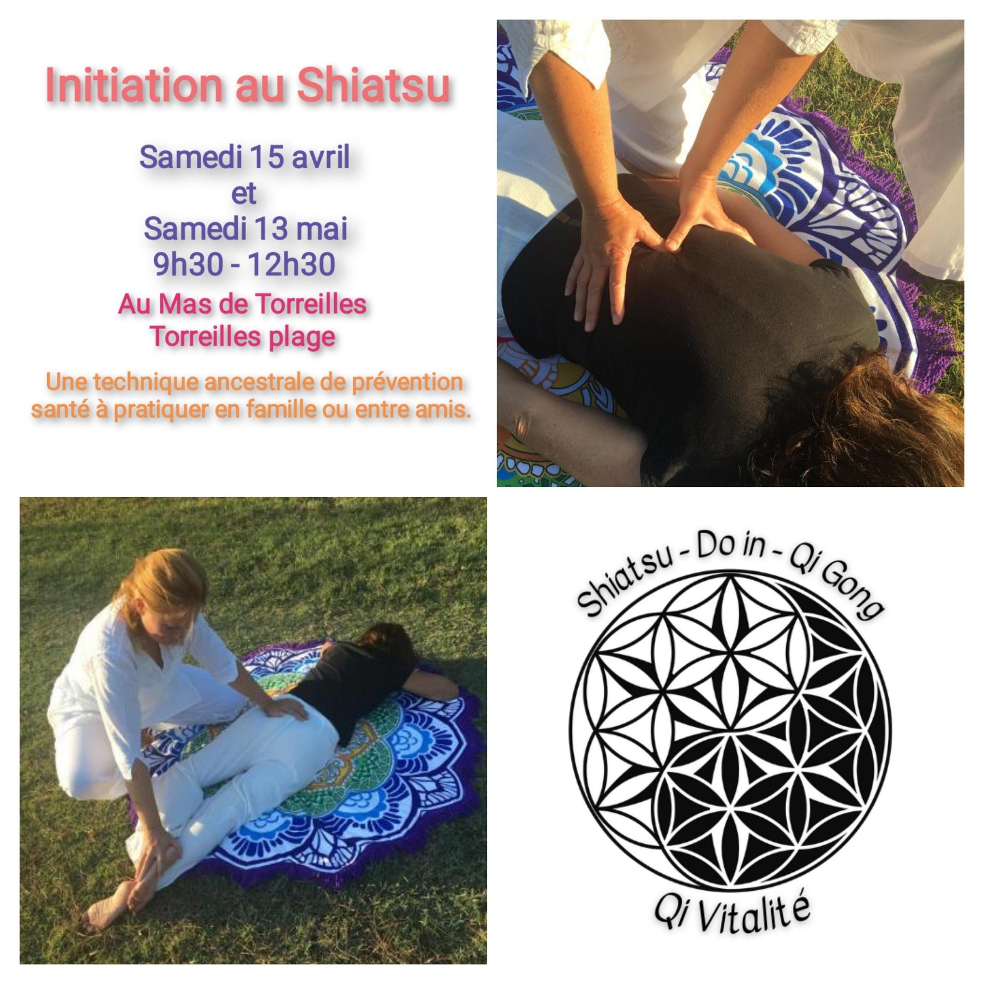 Initiation shiatsu collage